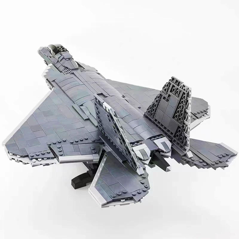 WW2 Airplane Military A10 Fighter Model Building Blocks J-20 Soldier Weapons Air Missile F18 Aircraft Bricks Set Toy For Kid MOC