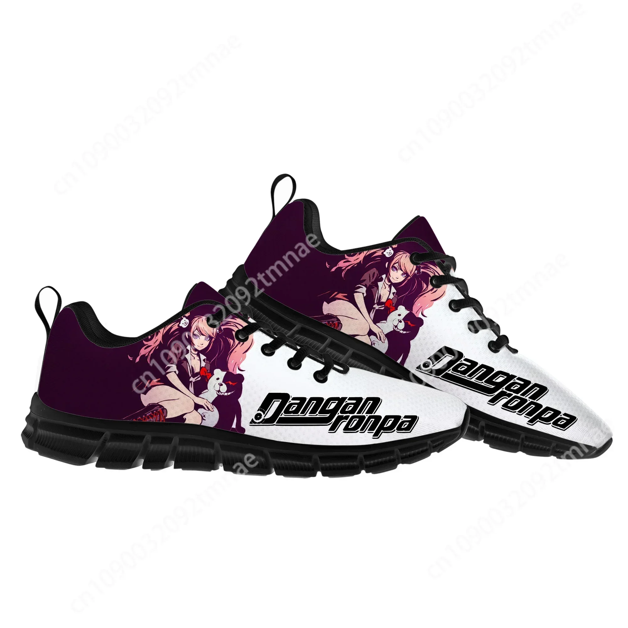 Cartoon Game Danganronpa Junko Enoshima Sports Shoes Men Women Teenager Kids Children Sneakers High Custom Sneaker Built Shoes