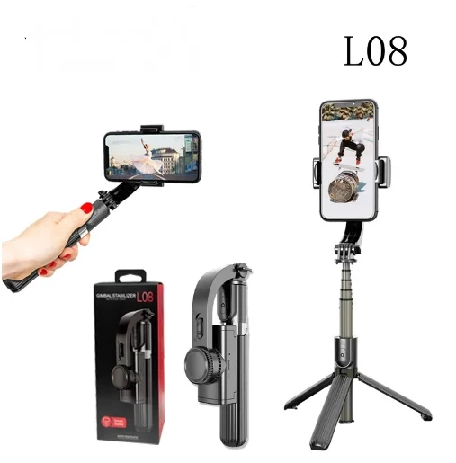 Tripod Selfie Stick Gimbal Stabilizer Tripod Long Battery Life Aluminum Alloy Material Stable Lightweight and Durable