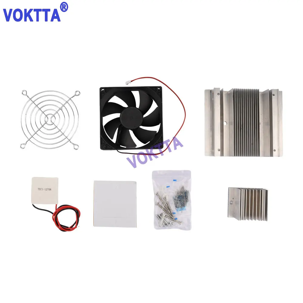 

Semiconductor Cooling Fin Heat Dissipation System Device Heat Sink Kit DIY Heat Sink Without Heat Sink For System Equipment