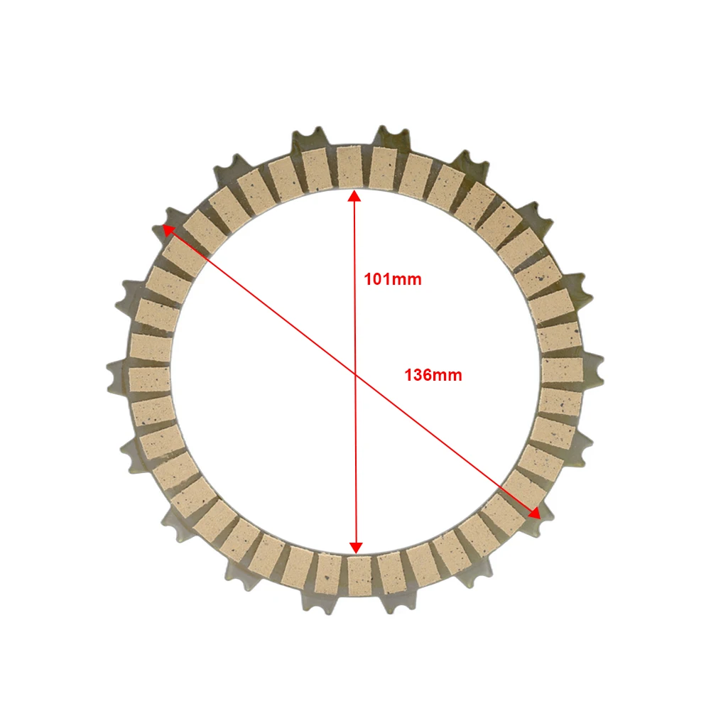 5 PCS Motorcycle Clutch Friction Plate Kit Set For Honda CBR250 CBR 250 RB RC 2011 2012 2013