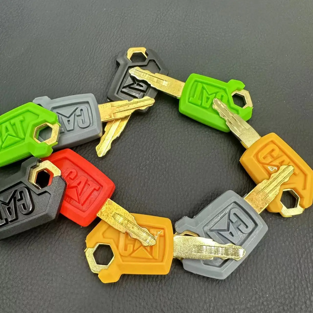7PCS 5P8500 Seven Colors Ignition Start and Door Lock High Quality Key Key ,For Cat Excavator Dozer Loader