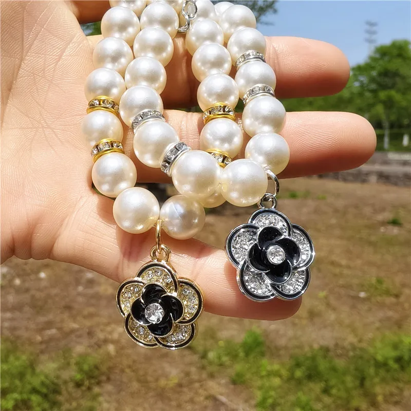 الأميرة القوس الكلب قلادة الحيوانات الأليفة اللؤلؤ طوق لطيف القط طوق جرو اكسسوارات الكلب سلسلة تشيهواهوا الزفاف مجوهرات الحيوانات الأليفة الاشياء #4