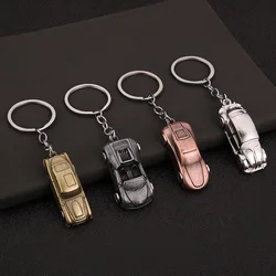 2024 Zinc Alloy Car Keychain Convertible Car Men's and Women's Creative Gift Keychain Pendant Korean Cute Ring