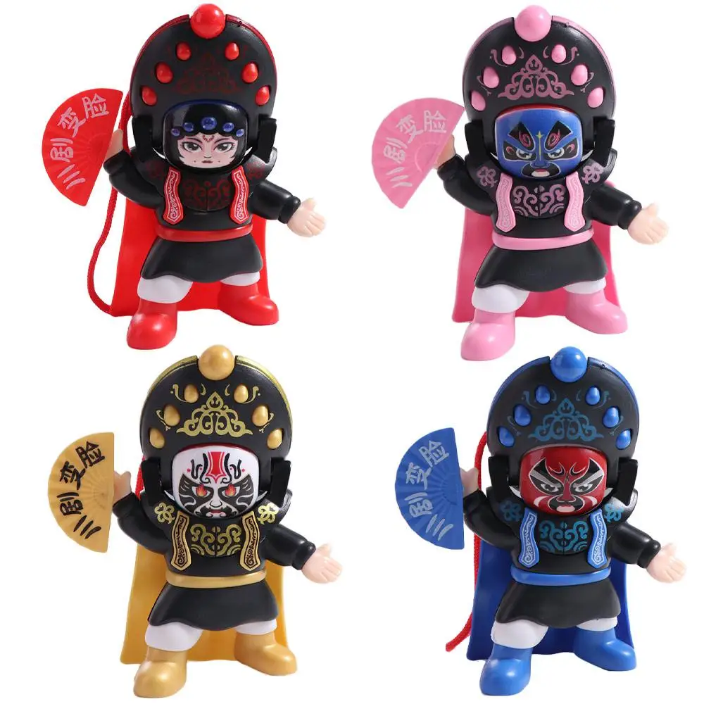 

Face Change Sichuan Opera Face Changing Doll Plastics Sichuan Opera Face Changing Toy 5 Facial Mini Opera Face Makeup