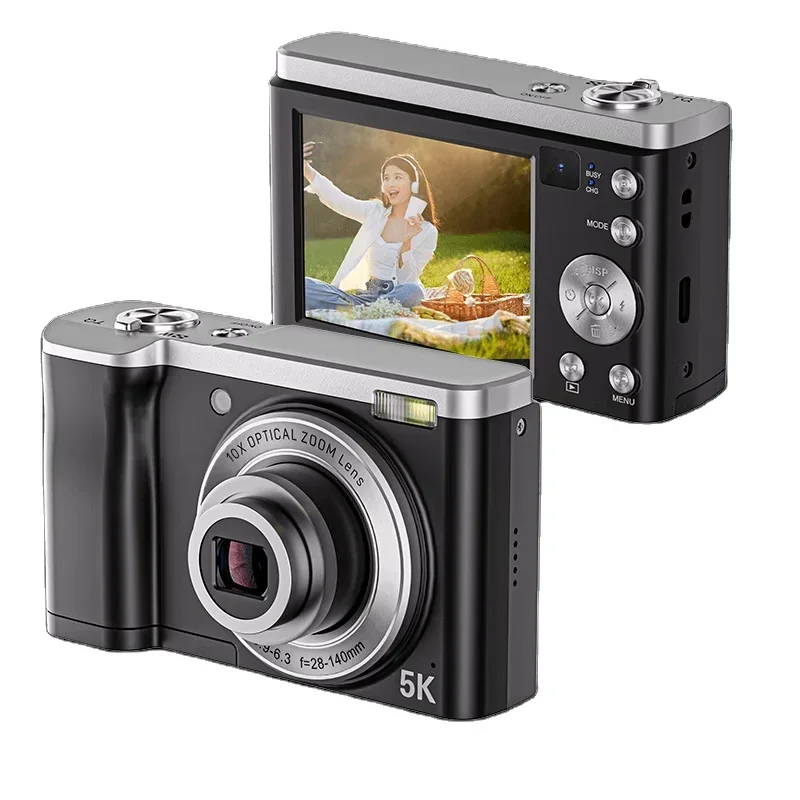 YYHC-Take Good Photo Pocket Photo Shooting Fashional Portable Camera 10x Optical Zoom 56MP 2.8'' Cinema Digital Camera