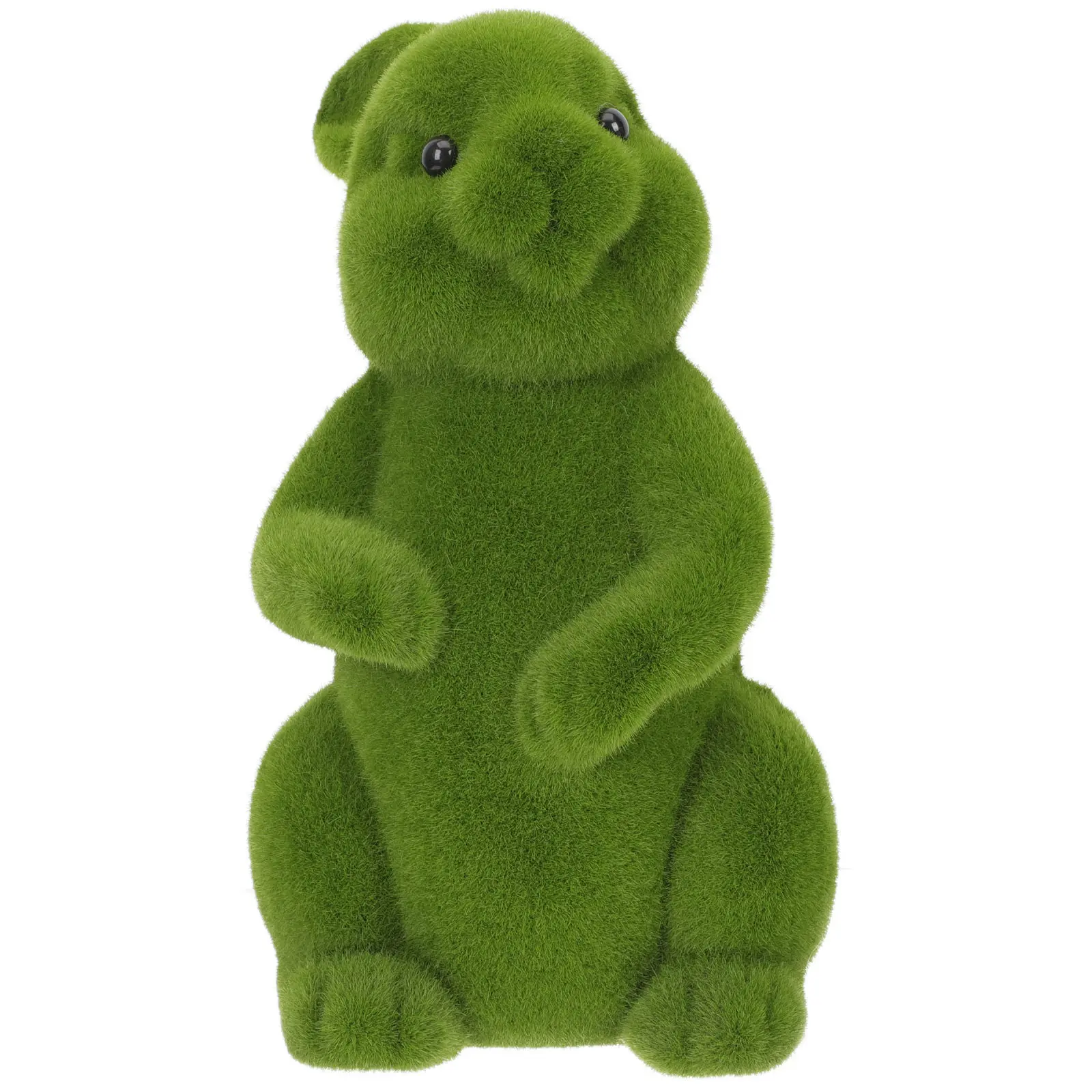 

Easter Bunny Ornament Garden Rabbit Statue Green Color Decorative Outdoor Party Easter Decor Bunny Adorn Rabbit Craft