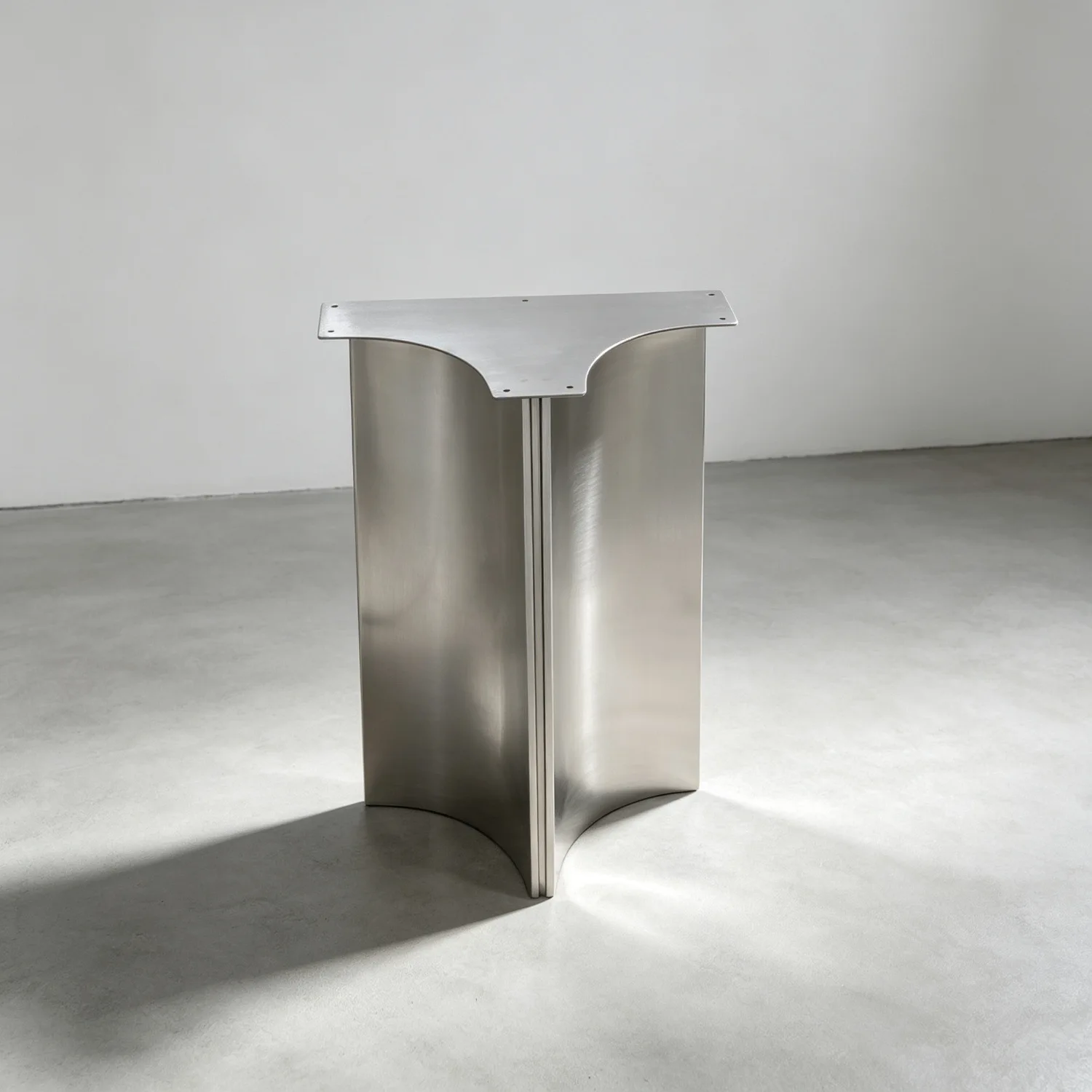 Stainless steel metal dining table legs support legs, light luxury long table base legs