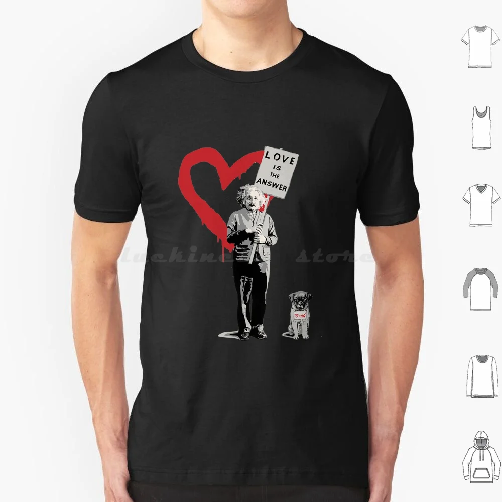 Banksy T-Shirtbanksy Love Is The Answer T Shirt Big Size 100% Cotton Banksy T Shirtbanksy Love Is The Answer