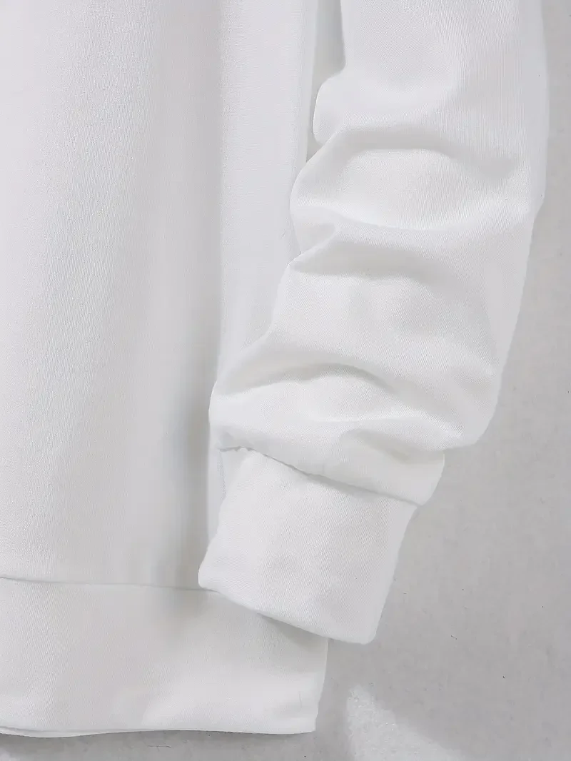 سويت شيرت رجالي كاجوال فضفاض للخريف والشتاء مطبوع عليه رسومات المستقبل وأكمام طويلة ورقبة دائرية