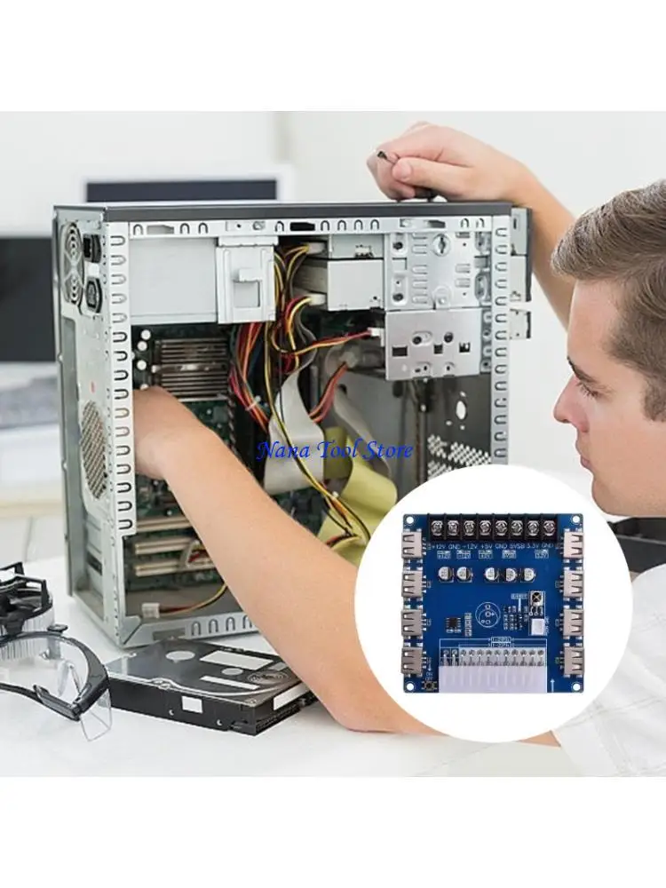 

31GJ Standard Computer Power Testing Plate Plastic Works for 20Pin & 24Pin couplings
