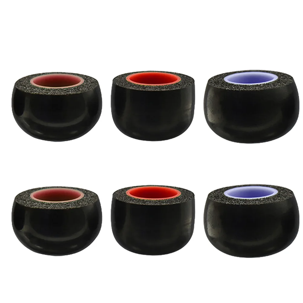 6 Pcs Memory Foam Earphone Earplugs Caps Headphone Earbuds Pads Noise Isolation Soft Sponge Ergonomic Fit Term Comfort