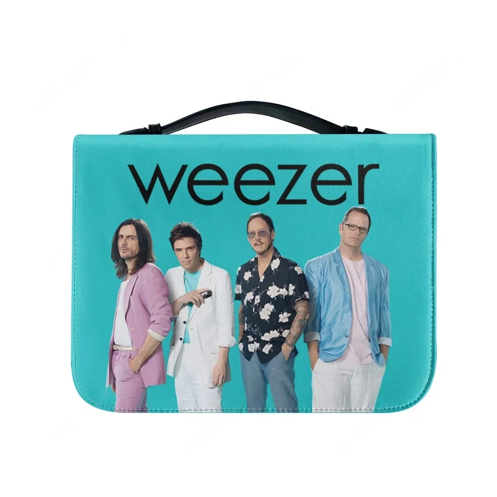 

Weezer Rock Band Muto Bible Bags Christian Gifts Personalized Cover Bible Pack Waterproof Leather Bag Pockets Package Case