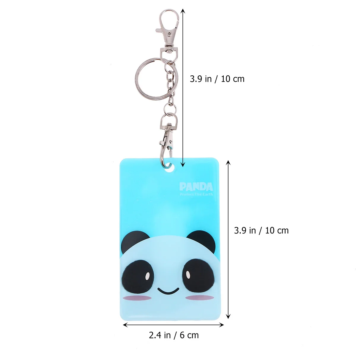 الإبداعية الكرتون الأخضر مترو الانفاق حامل بطاقة الائتمان المفاتيح مادة PVC سهلة التنظيف الحجم المحمول #3