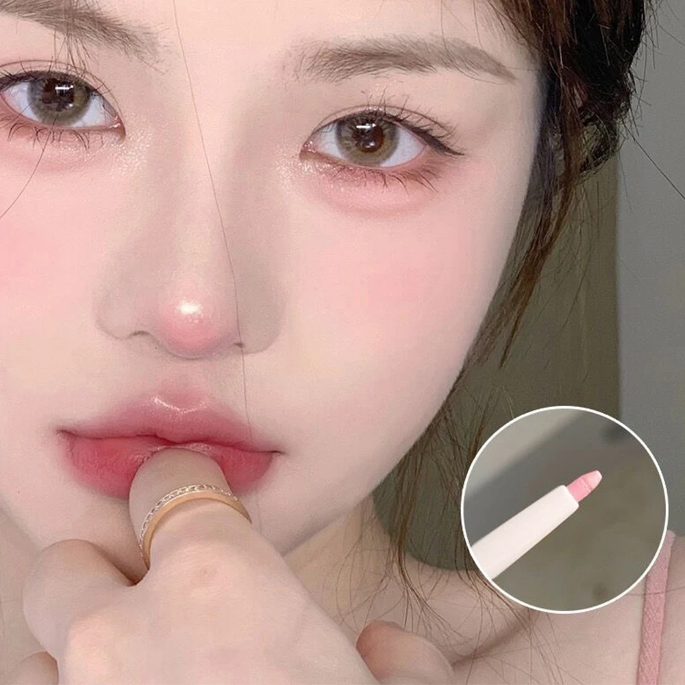 Glitter Matte Pink Lying Silkworm Highlight Pen Color Natural Brightening Shimmer Eyeshadow Pen Stick Waterproof Korean Makeup