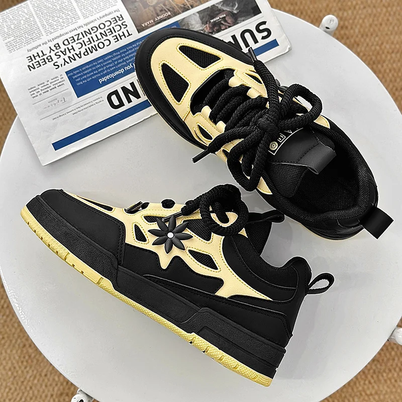 Modische Herrenschuhe Trendige Street-Skateboard-Schuhe Luxusmarke Trainingssneaker Atmungsaktive Freizeitschuhe Tenis Masculino – Detail 11
