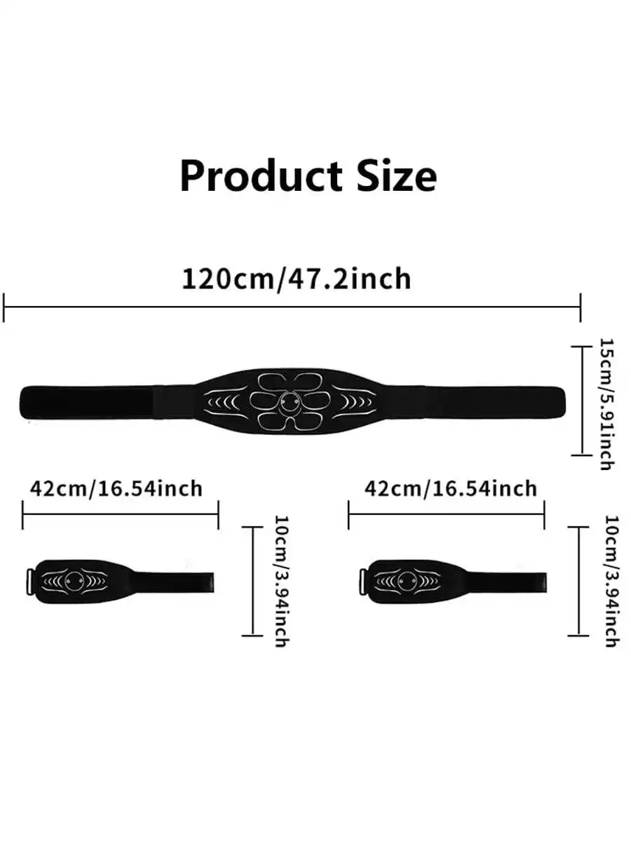 2026 EMS محفز العضلات Abs المدرب تونر عضلات البطن أحزمة التنغيم الإلكترونية جهاز تدليك اللياقة البدنية قابلة للشحن