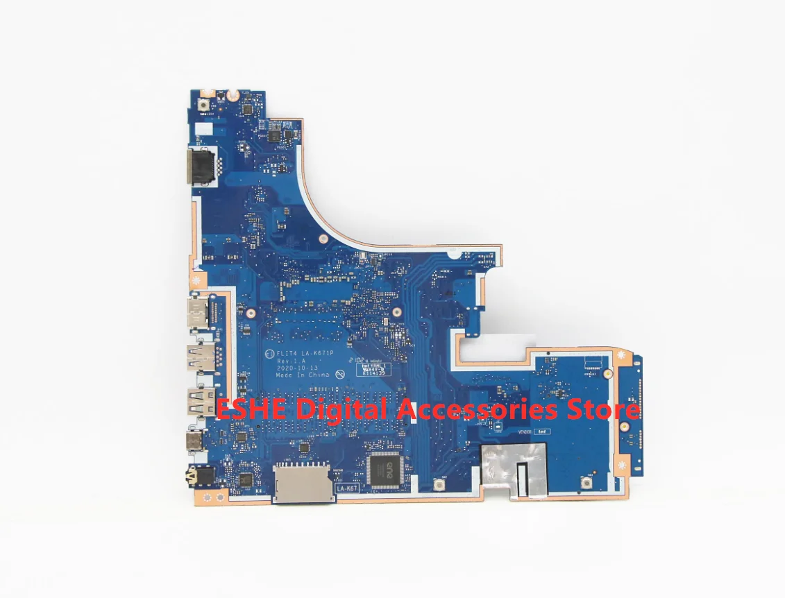 FLIT4 LA-K671P Mainboard For Lenovo E41-50 Laptop Motherboard With i3 i5 i7 10th Gen CPU 5B21B80762 5B21B80763 100% Test Work