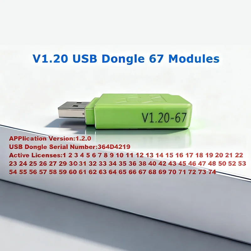

USB Dongle SM2 PRO J2534 ECU Programmer 67in1 Pcmflash Dongle Compatible with PCMmaster PCM Tuner Dongle Diagnostic Tools