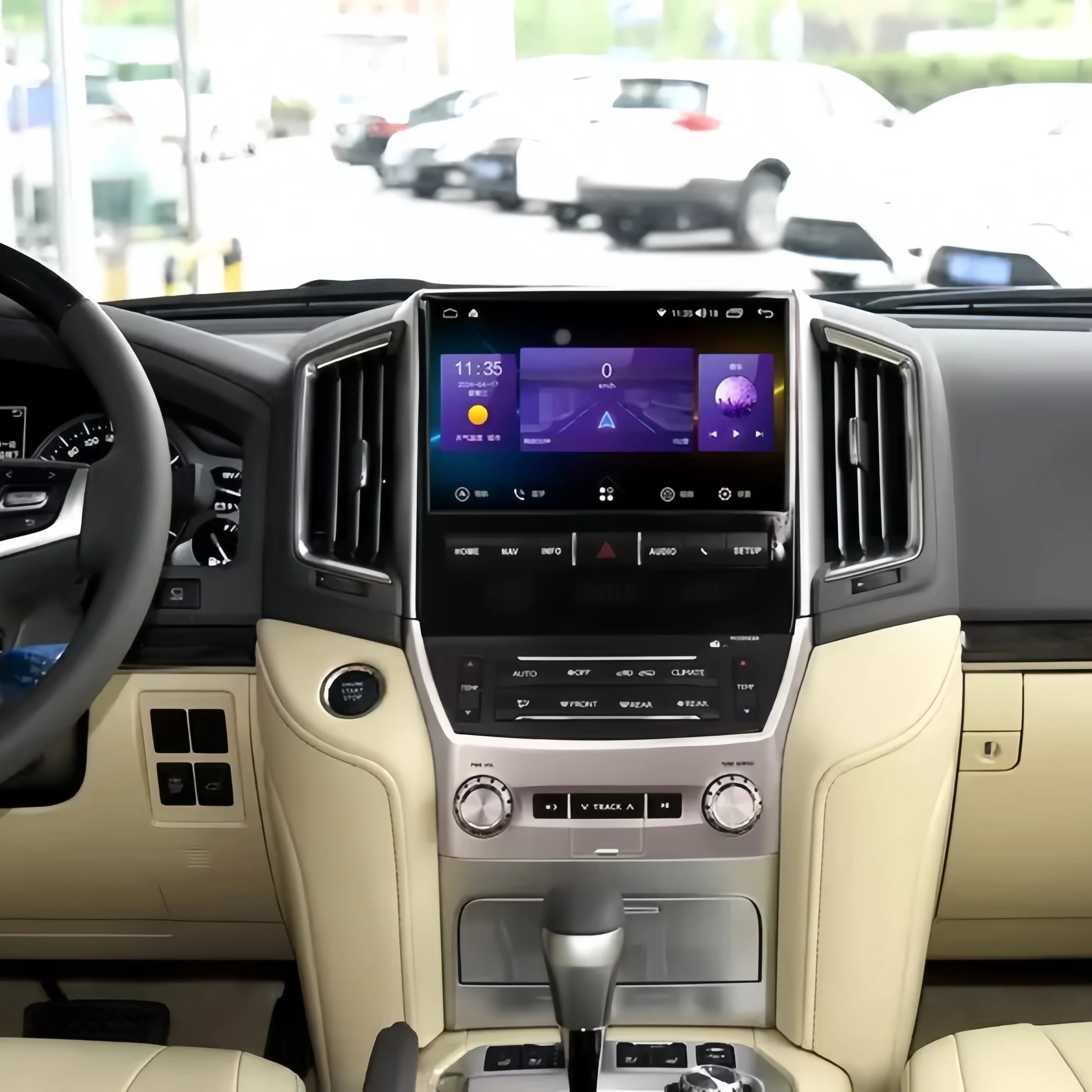 A Car Multimedia Player CarPlay For Toyota Land Cruiser J200 LC200 200 JBL GXR VXR 2008-2021 LG NAVI GPS Navigation 360 BirdView