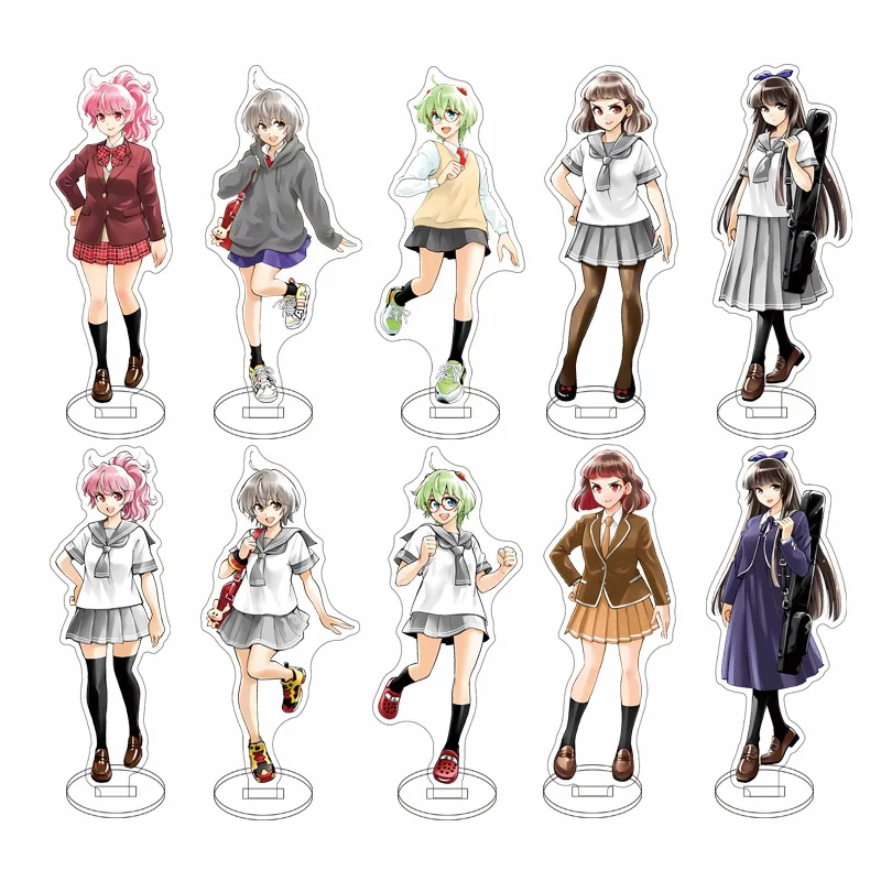 

Super Ordinary Magical Girl Asumitel Anime Acrylic Stand Model Plate Decoration Desk Figure Display Girl Gift Artist Products