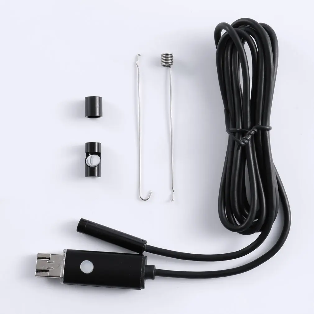 2M USB Endoscope Camera OTG Android Phone 5.5mm Inspection Borescope Camera IP67 Waterproof with 6 LED Lights For Mobile Phone