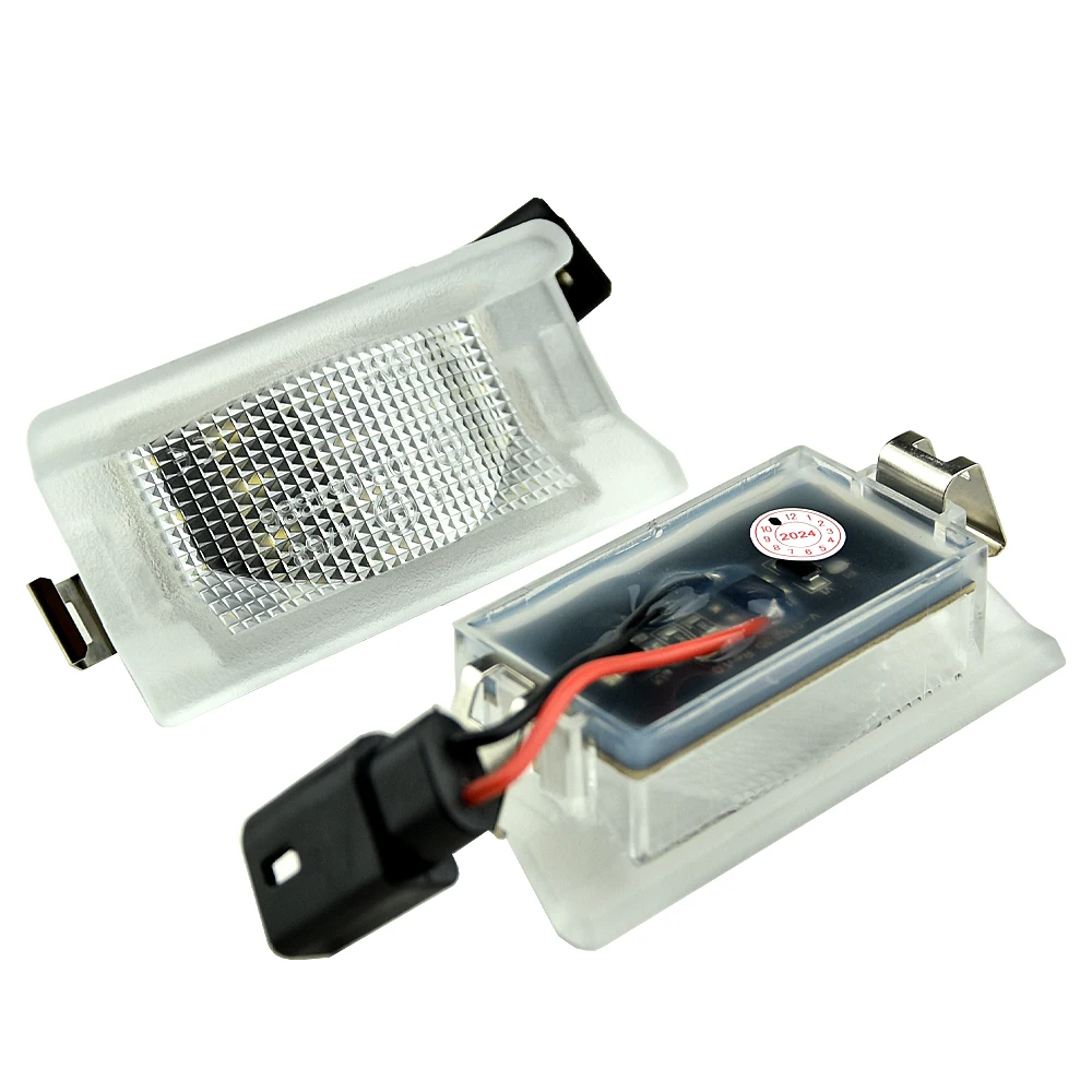 2pieces Durable To Use For BMW E34 Touring (Station-Wagon) 1987-1996 No Error White LED License Plate Light Car Accessories