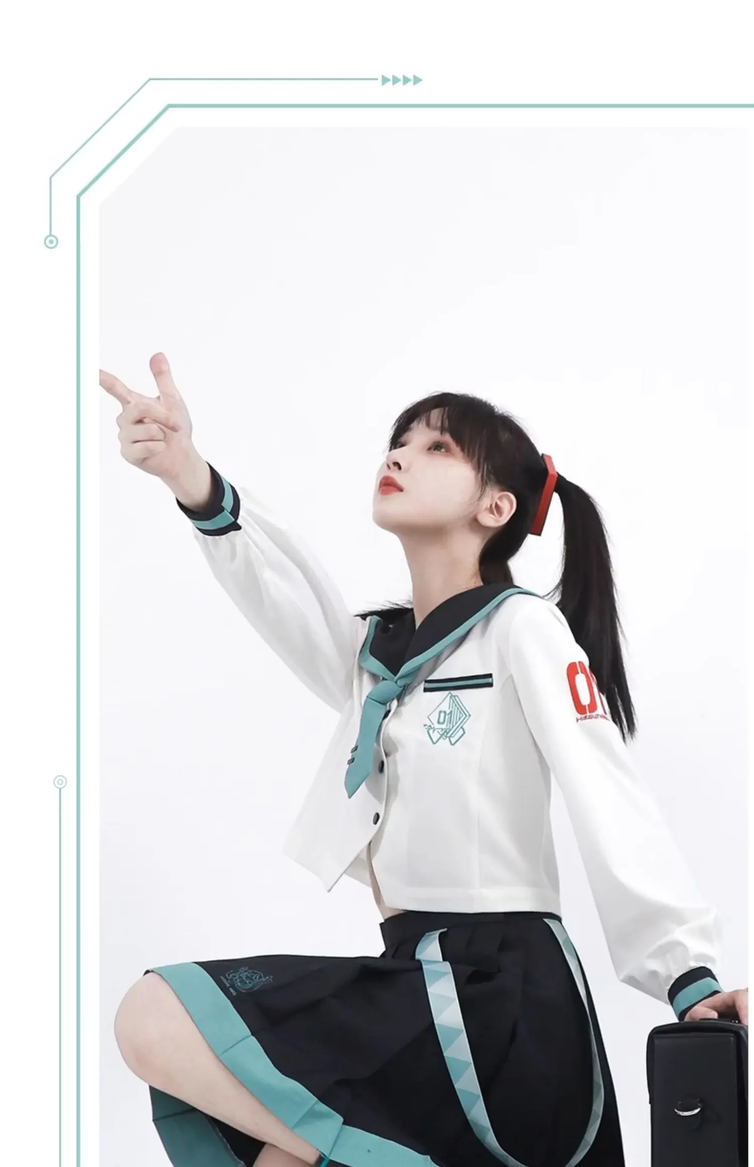 JK Uniform Skirt Set Japanese Style Women 2025 Preppy Style Female Long Sleeve Sailor Collar Shirt Pleated Skirt dse3df