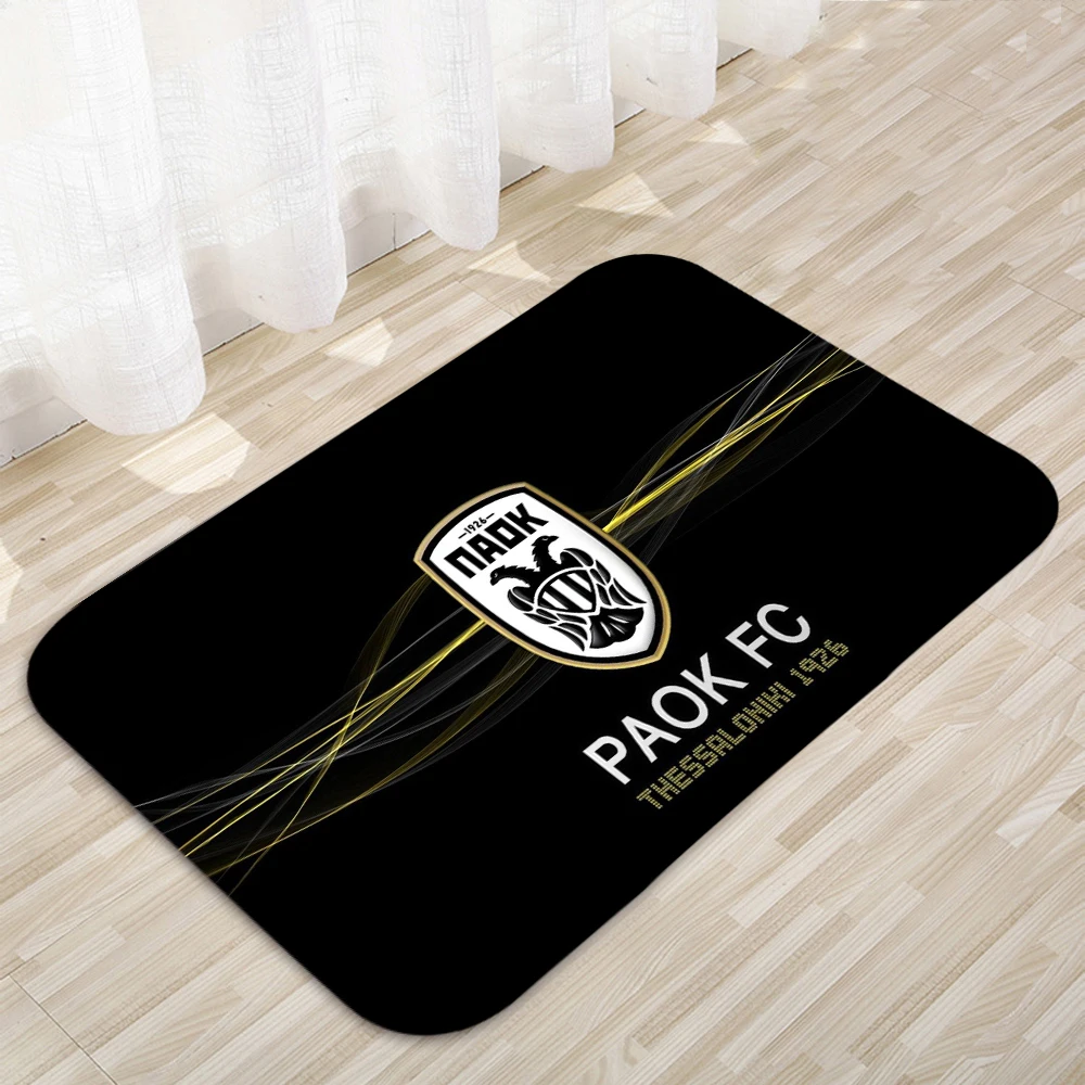 Thessaloniki Paok Floor Mats Home Carpet Door Mats Modern Home Decor Carpet Bathroom Anti-Slip Floor Mats 321