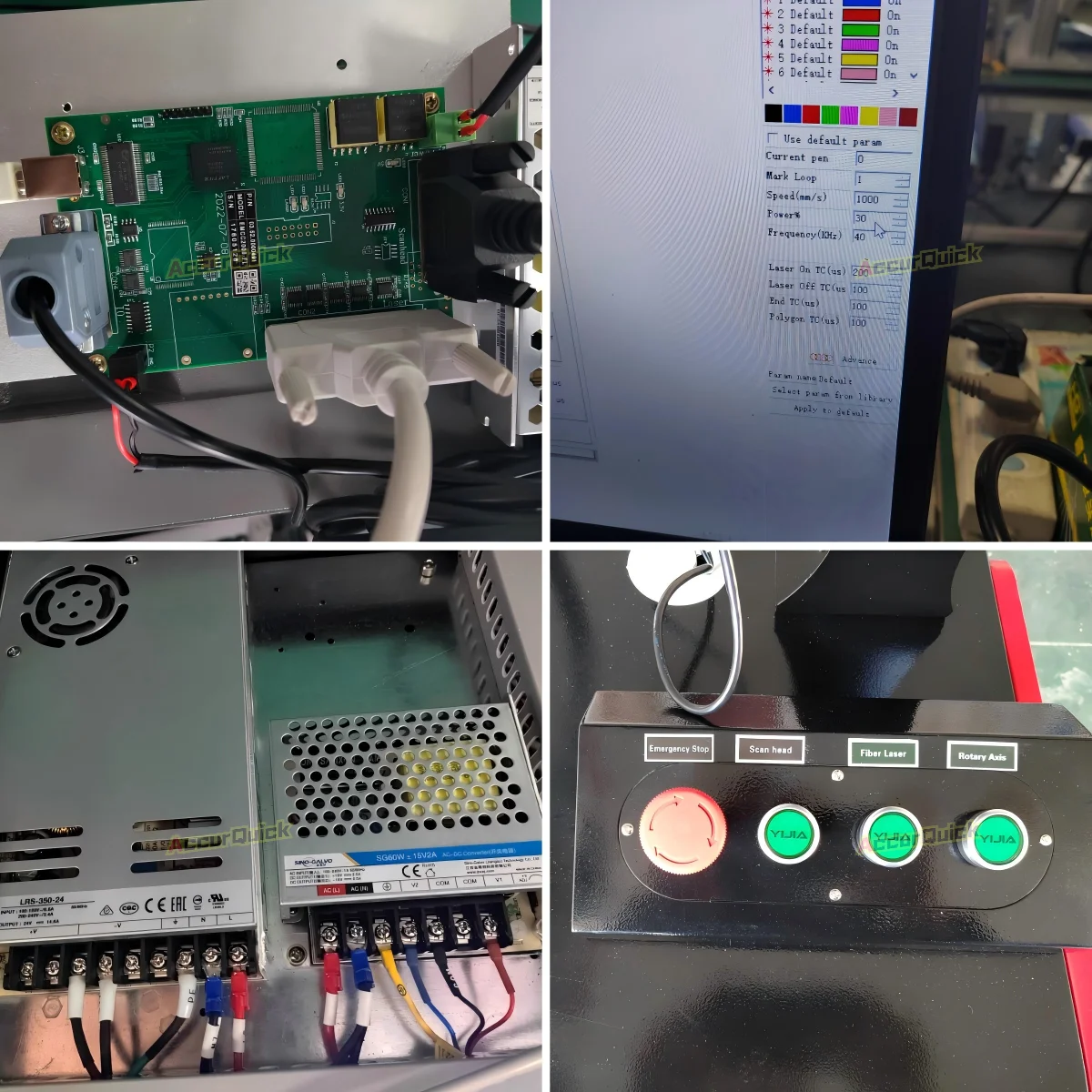 China High Quality Fiber Laser Marking Machine for Metal and Nonmetal Fiber Laser with Raycus 50W 30W 20W