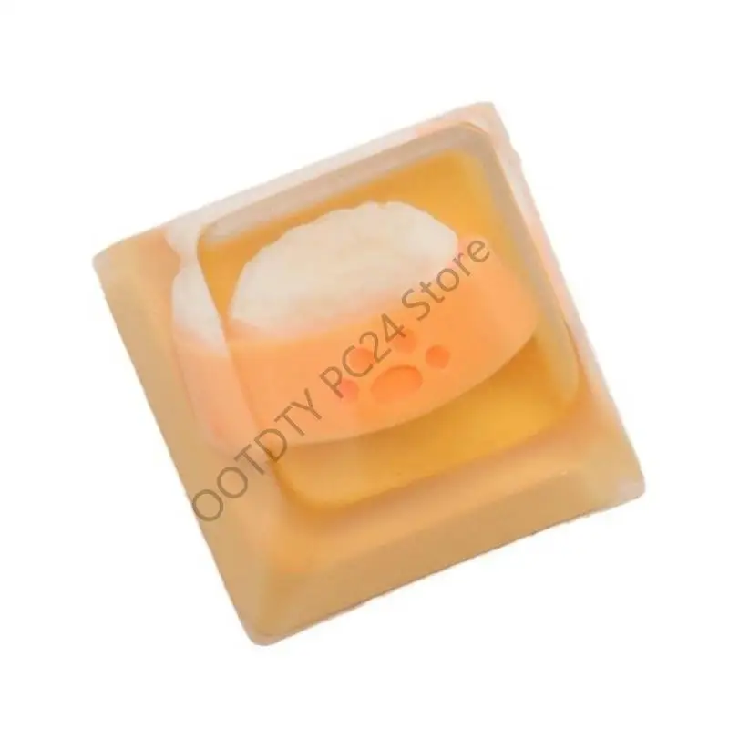 

H7BA Dog Bowl Resin ESC Keycap Replacement for Mechanical Keyboard DIY Decoration
