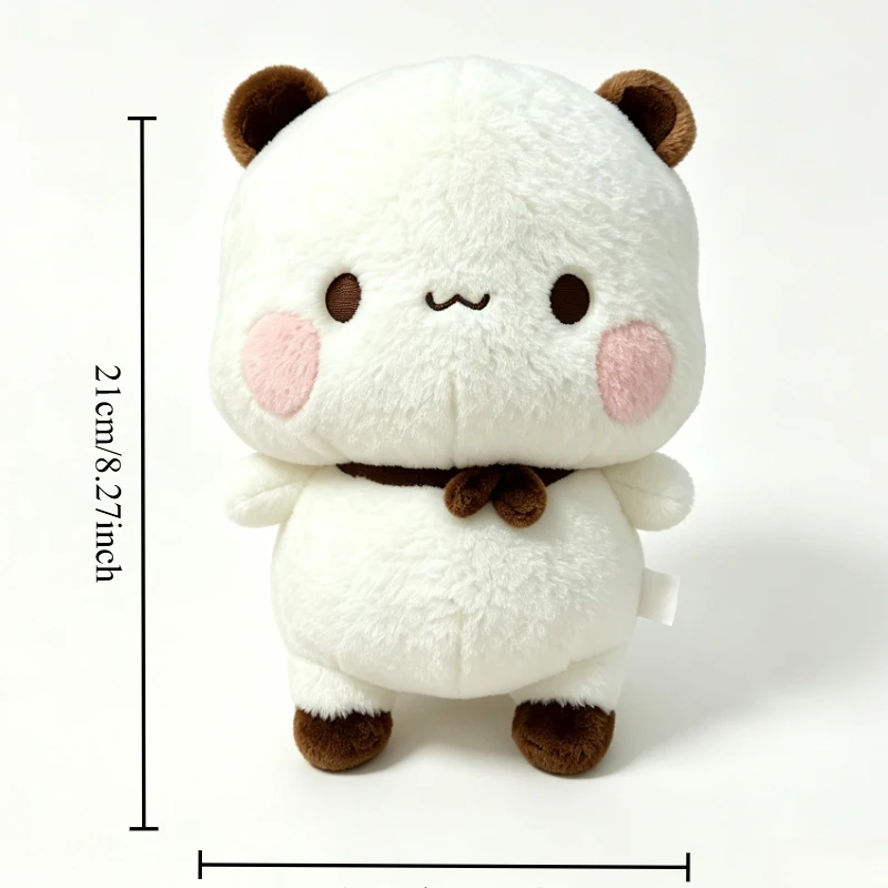 Yier Bubu Paar-Plüschpuppen, Kawaii Niedliche Panda-Stofftiere, Weiche Hautfreundliche Haptik, Tischdekoration, Geburtstagsgeschenke für Freunde – Detail 1