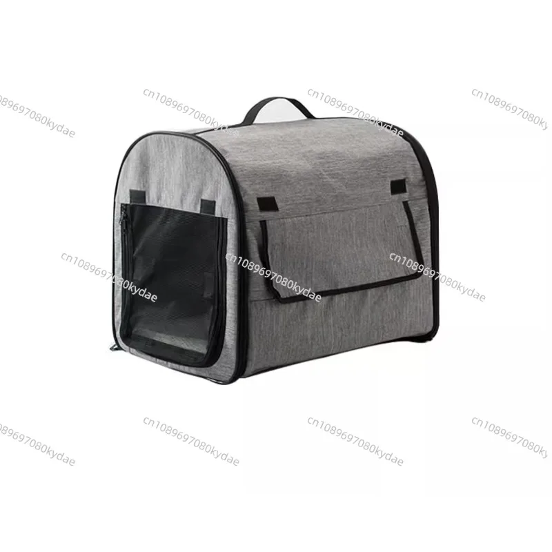 

Foldable Pet Tent Multi-Use Dog House Lamb Fleece Kennel Car Travel Carrier Spacious Four-Season Crate for Small Dogs