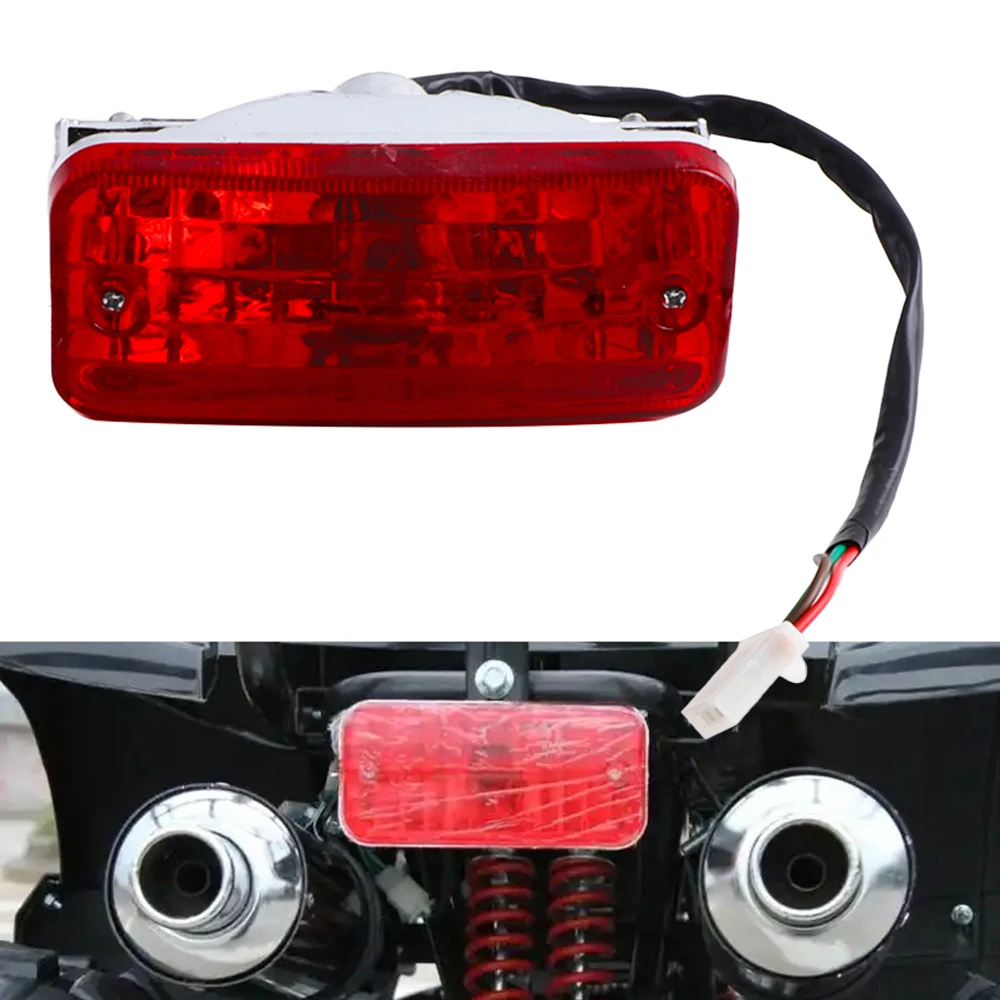 

12V Brake Tail light Fit For China Actionbikes Nirtro 50cc 70cc 110cc 125cc Kids Mini ATV Quad Bike JLA-07-06 S-12 S-14 Vehicle