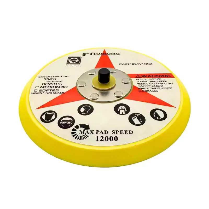 6 Inch 150mm Vinyl PSA Sanding Pad for Adhesive Discs Sander Backing Pad 5/16