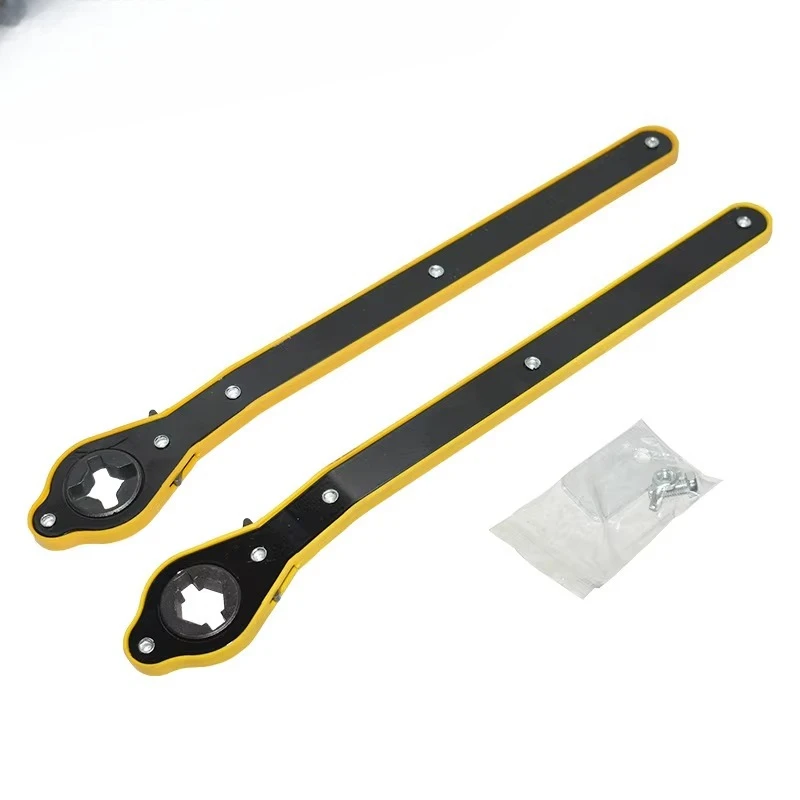 

Car Tire Rocker Repair Tool Automotive Labor-Saving Long Handle Jack Ratchet Wrench