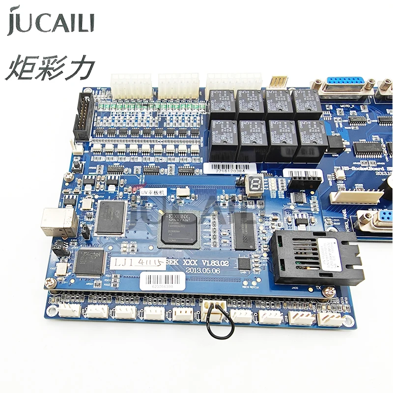 JCL หลักสําหรับ Seiko 510 35pl สําหรับ Infiniti UV Flatbed เครื่องพิมพ์ 8 หัวพิมพ์ HS ซ็อกเก็ตบอร์ด V1.83 V1.86