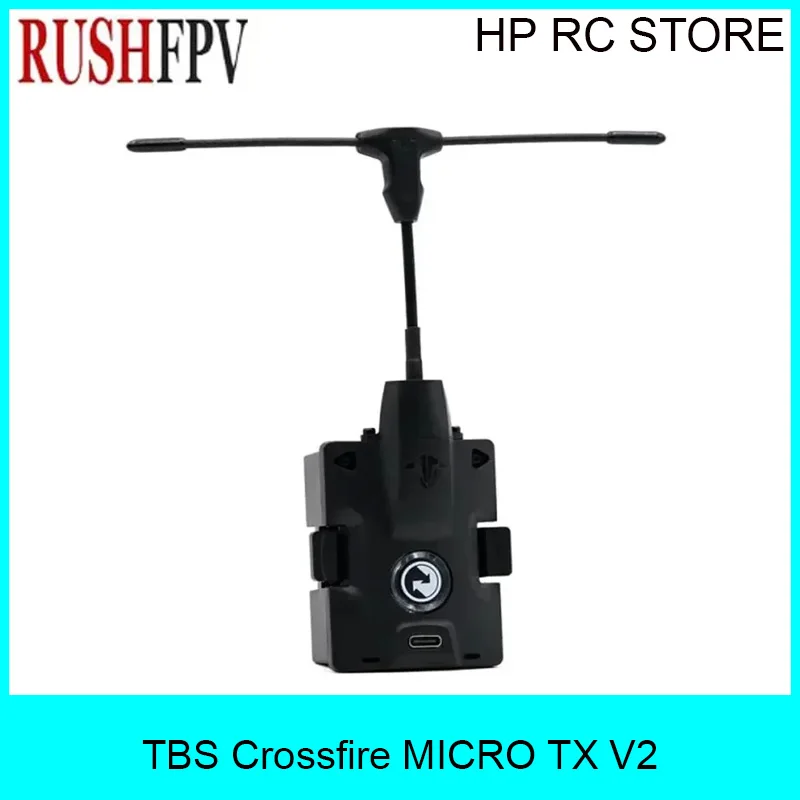TBS Crossfire Micro TX V2 915Mhz Long-Range Radio Transmitter for RC FPV Racing Drones-Team BlackSheep High-Signal Radio System