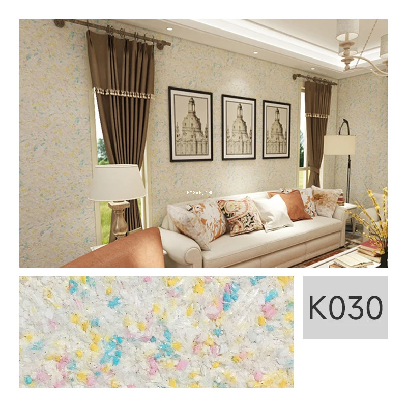 Imagem -05 - Auto-pintura de Parede para Roupas de Fibra de Tinta à Prova Dágua para Casa Sala de Estar Fundo de Parede Fibra Vegetal Lama Beleza Ecológica Decoração de Parede de Lama em Vez de Papel de Parede Adesivos de Parede