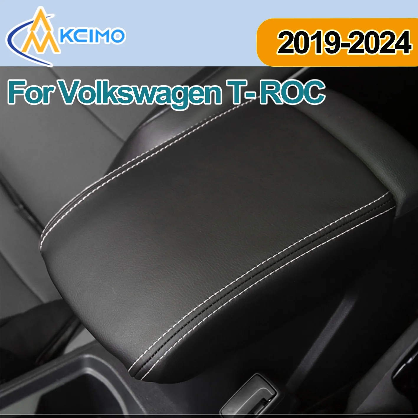 

Подлокотник для автомобильного сиденья, подушка, чехол для хранения, сумка для VW T-roc Troc 2019 2020 2021 2022 2023 2024, аксессуары, центральная консоль