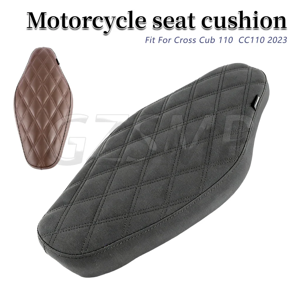 

Motorcycle One Piece Retro Seat Cushion Fit For HONDA Cross Cub 110 CC110 2023 2024 Front Driver Rear Passenger Seat Cover