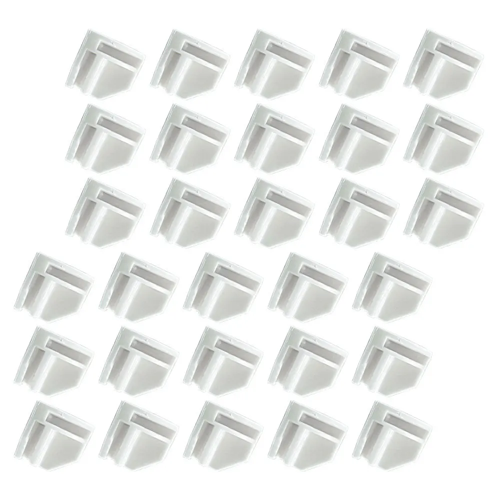 50pcs Right Angle Clips Cube Connectors For Wire Modular Shelf Plastic Storage Organizers Replacement Closet Shelf Brackets