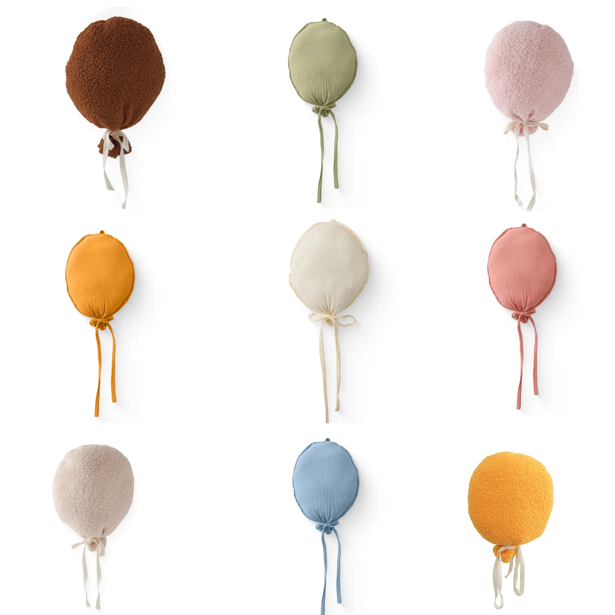 2pcs Baby Balloon Baby Room Decorations Newborn Soothing Pillow Nordic Wall Hanging Balloon Ornament Photography Accessory Item