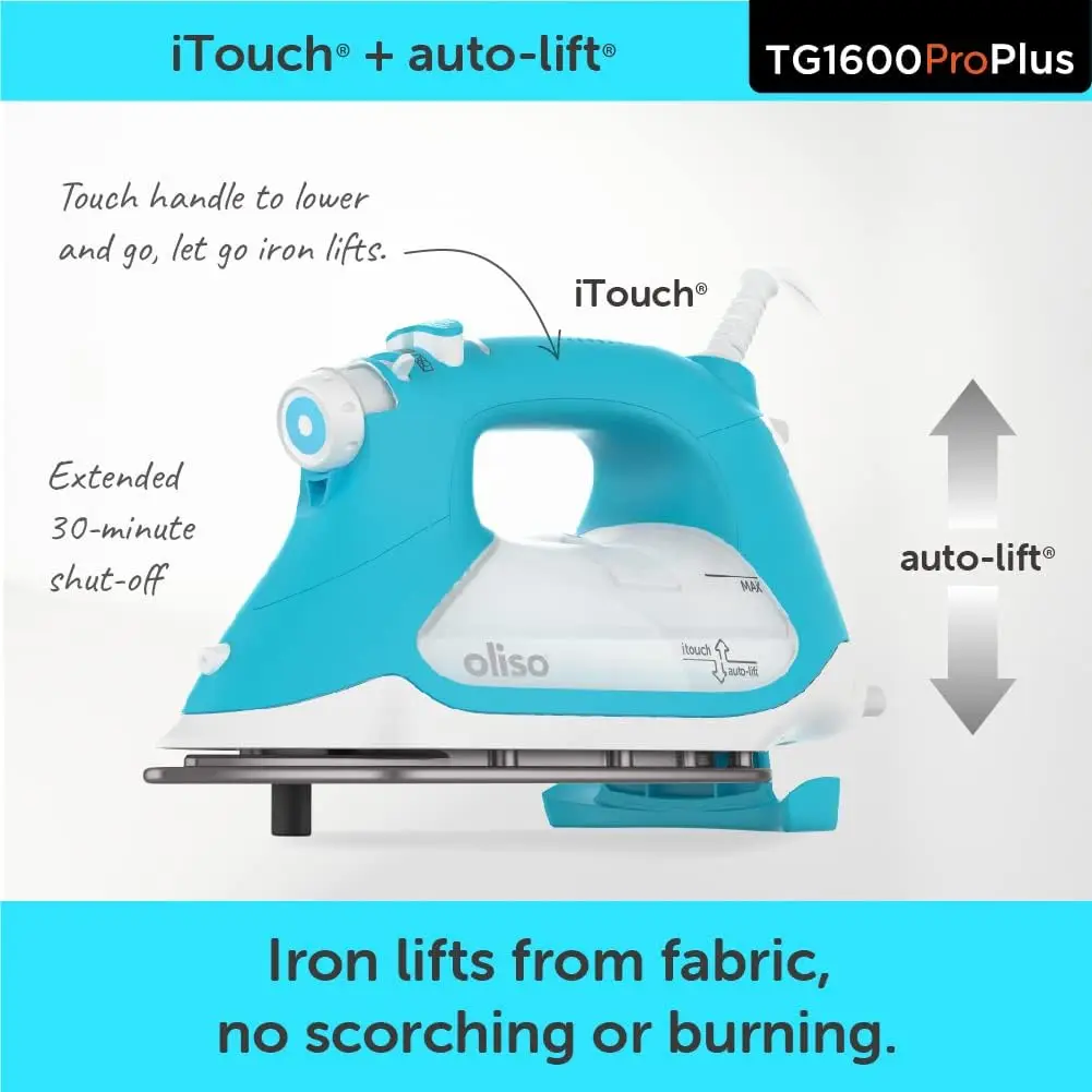 with Auto Lift - for Clothes, Sewing, Quilting and Crafting Ironing | Ceramic-