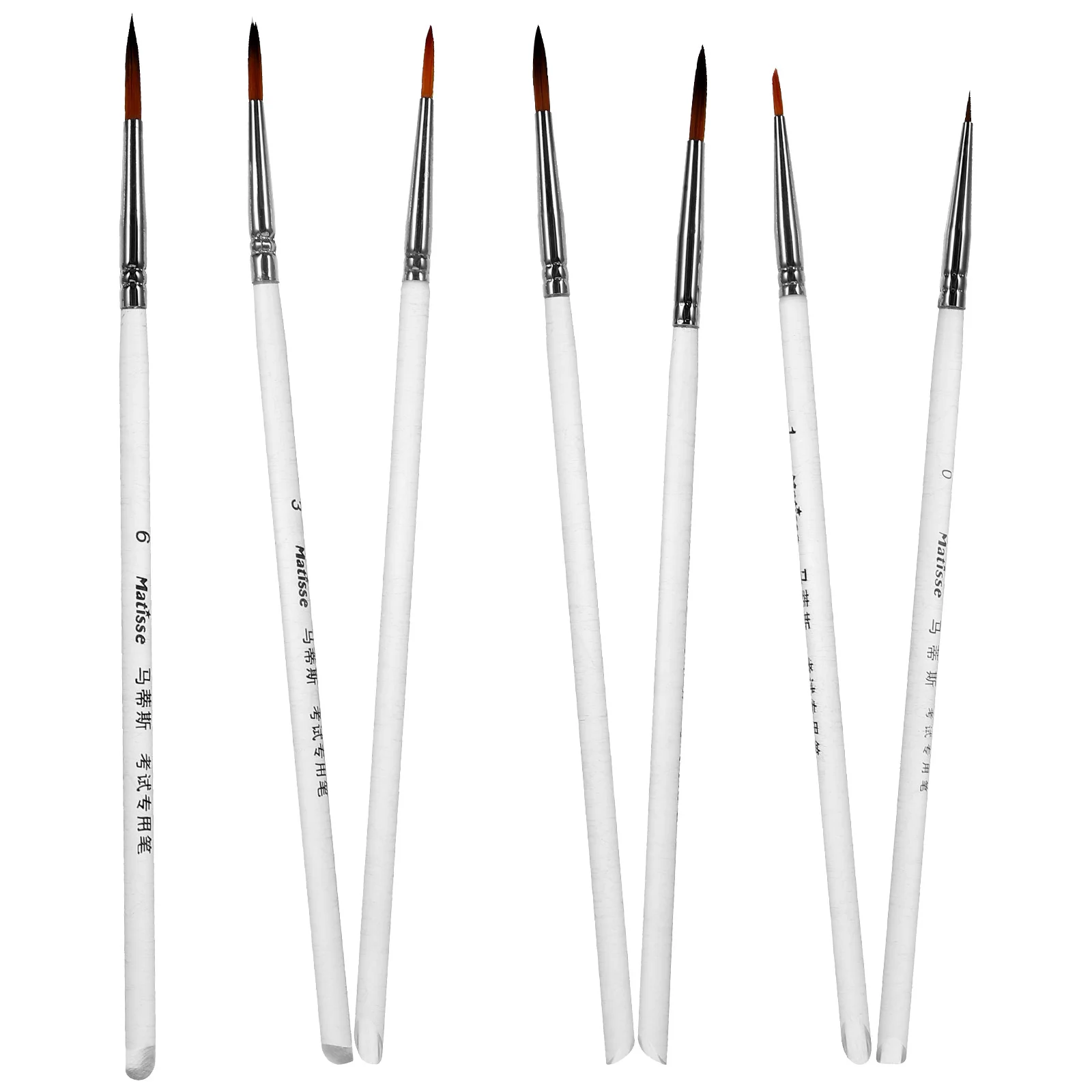 11 Pcs Painting Pen Set Detail Brush for Acrylic Supplies Tool Nylon Wool Miniature Brushes