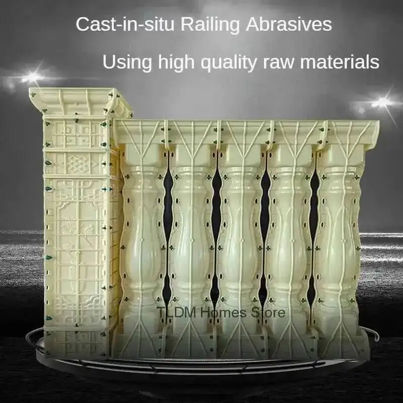 Mold Roman Column Thickened Household ABS Balcony Railing Handrail Vase Column Mold Cast-in-place Fence Column Building Molds
