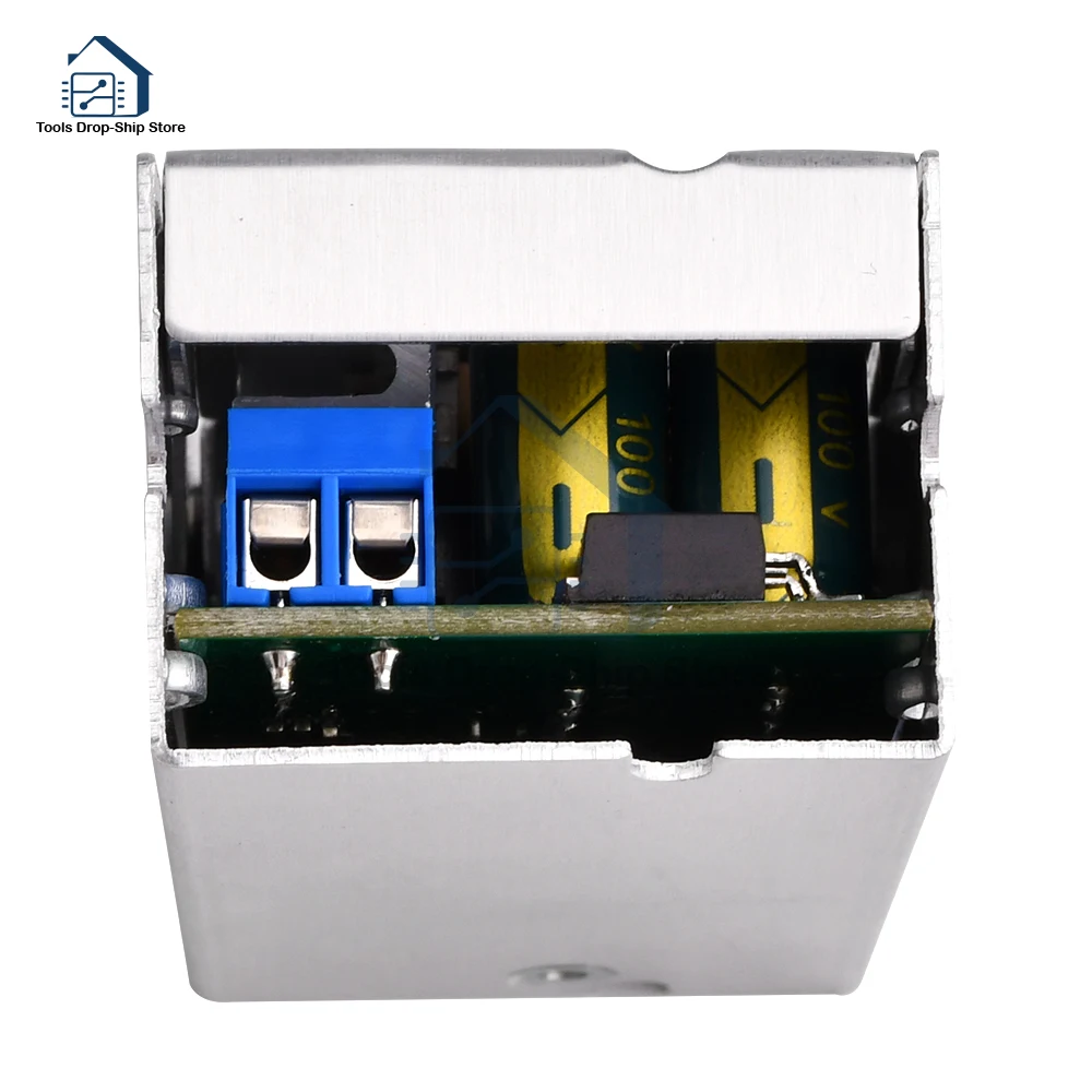DC8-55V ke DC1-36V 5V 12V 24V konverter Step Down dapat disesuaikan papan Buck 200W 15A modul daya regulasi voltase daya tinggi