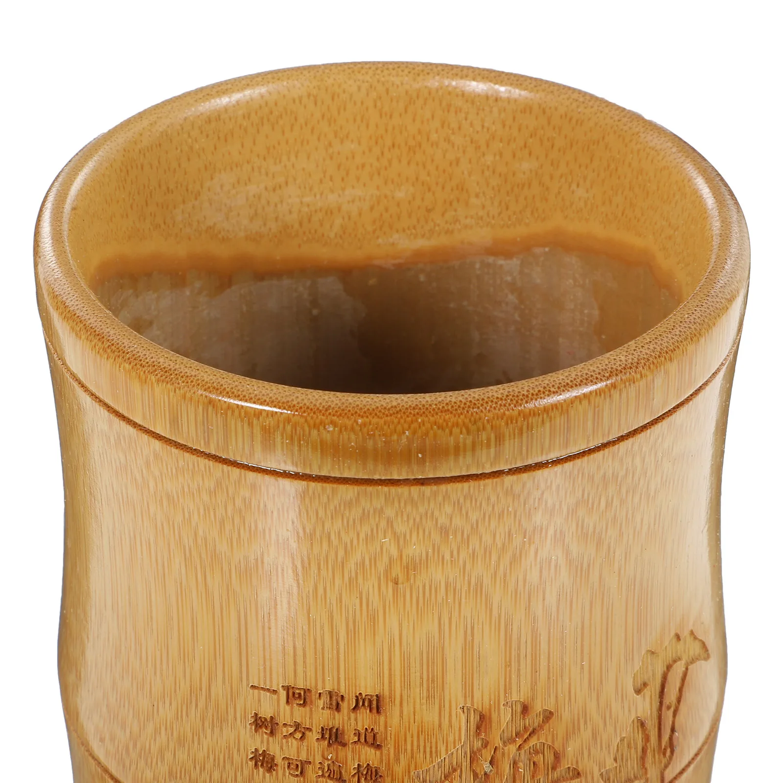 Brush Organizer Chinese Style Pen Container Engraving Calligraphy Holder Cool for Desk