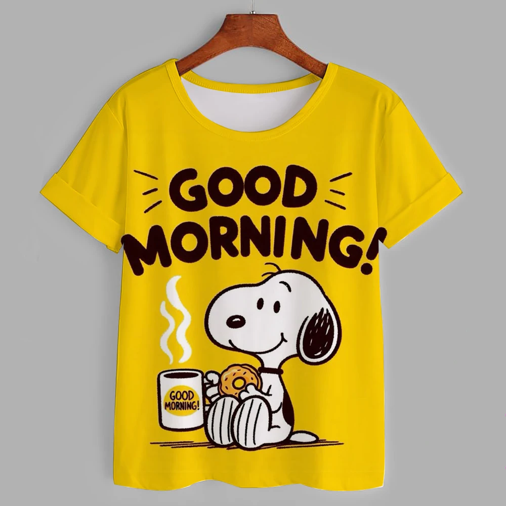 

3D Print Cute Cartoon Snoopys Dog Baby Clothing 5 to 14 Years Male Outdoor Clothes for Children Boy Girl Child Top Shirts