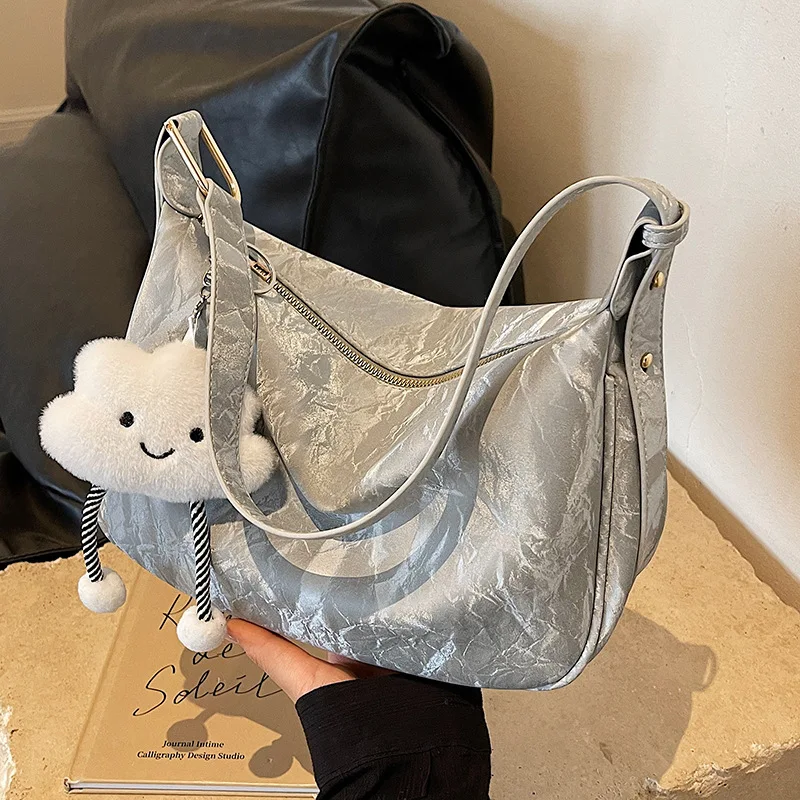 

Women's Shoulder Dumpling Bag 2024 New Advanced Niche Summer Large-capacity Ladies Hand Bags Underarm Bag